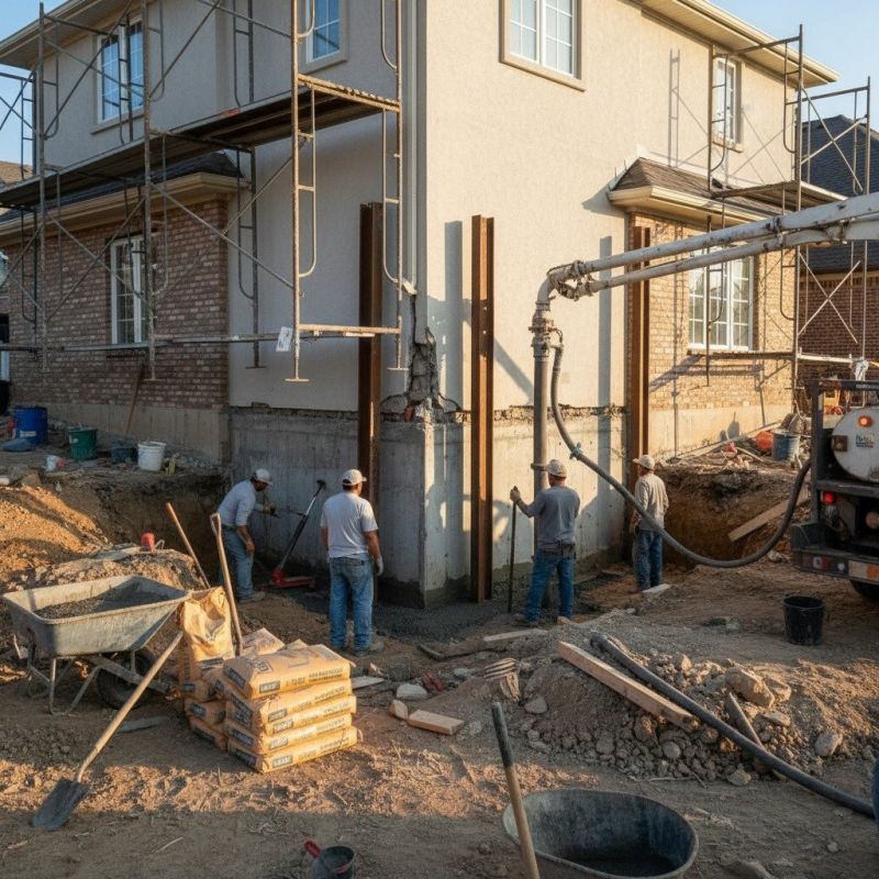 Cement Foundation Installation